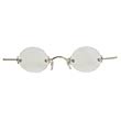 Steampunk Gold/Clear Fu Man Chu Glasses